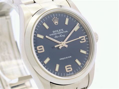 rolex oyster perpetual air king blue